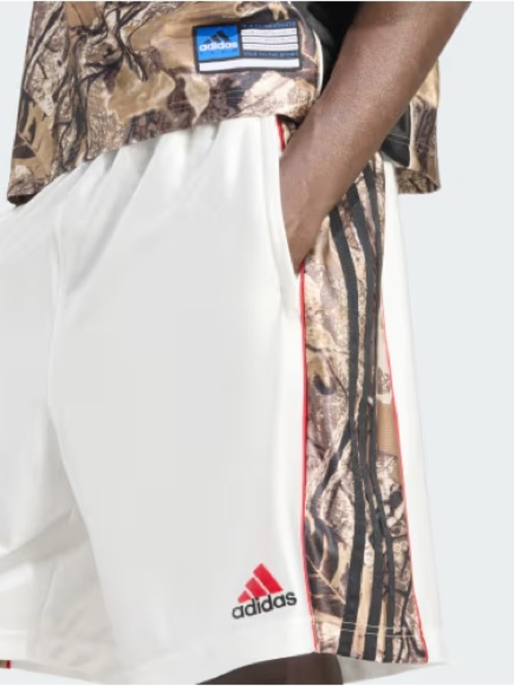 Adidas Originals Realtree Camo Basketball Shorts White